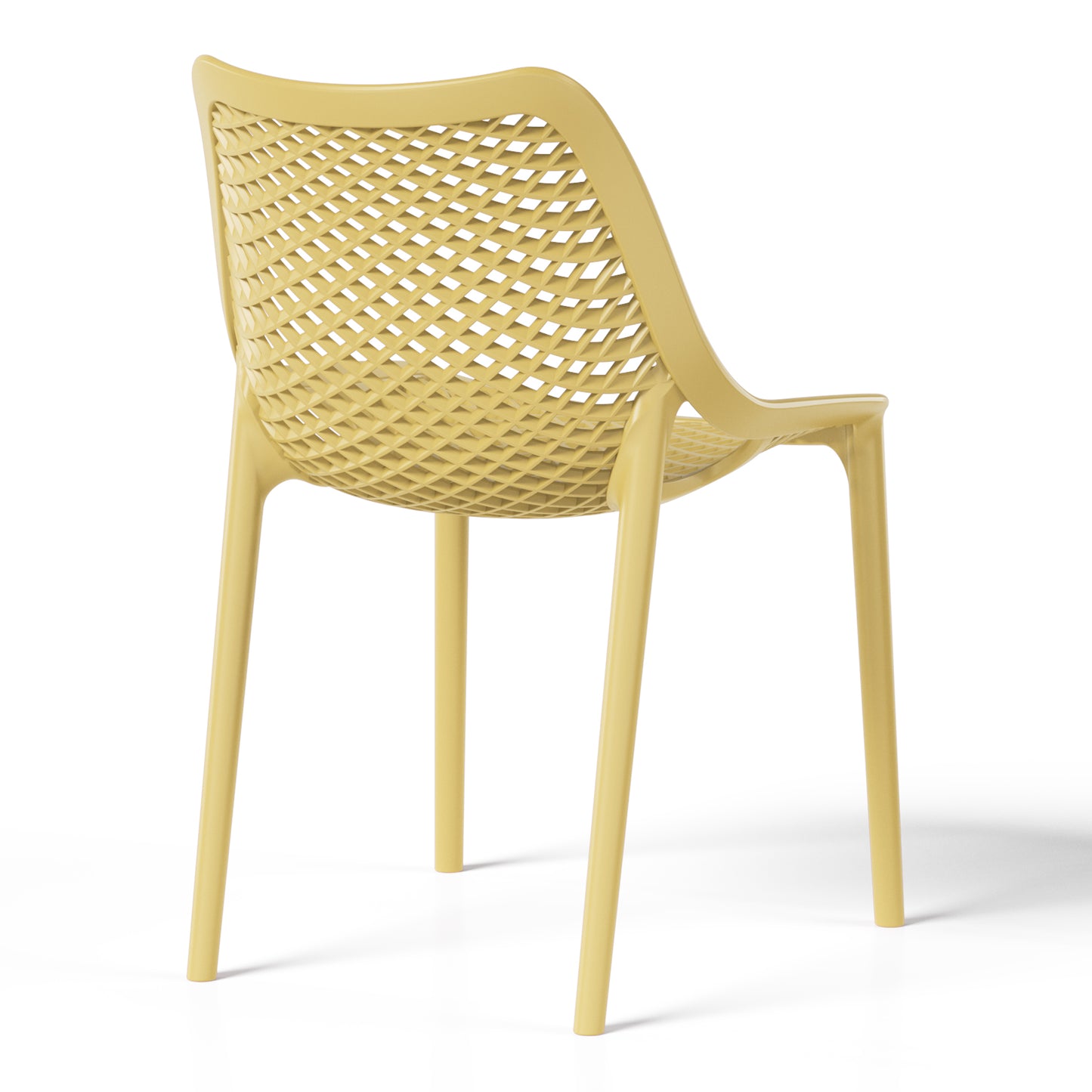 Polyform Stacking Dining Side Chair (Set of 2) Seahawk Designs Patio Dining Chairs