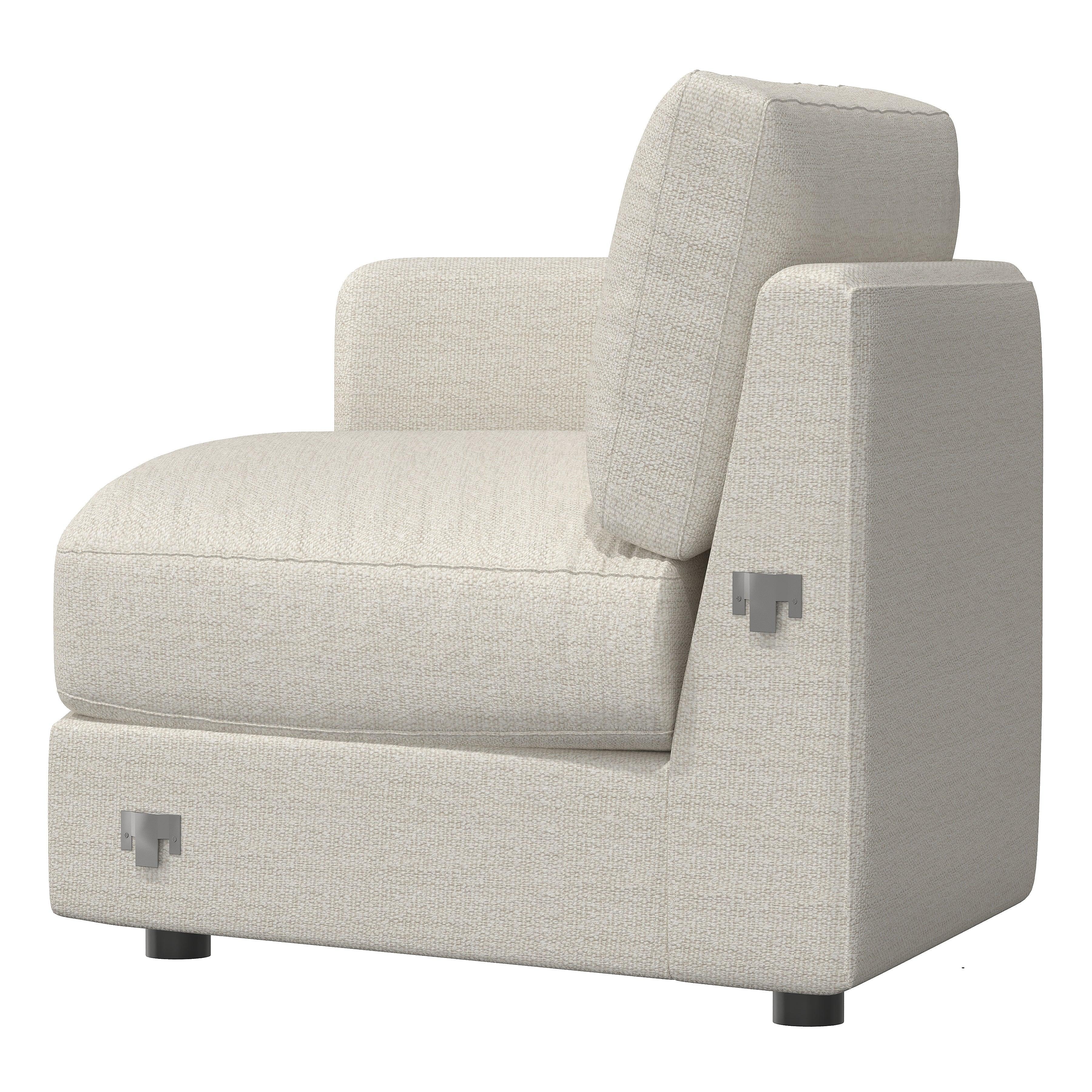 Sydney Fabric Left Arm Chaise Bernhardt Living