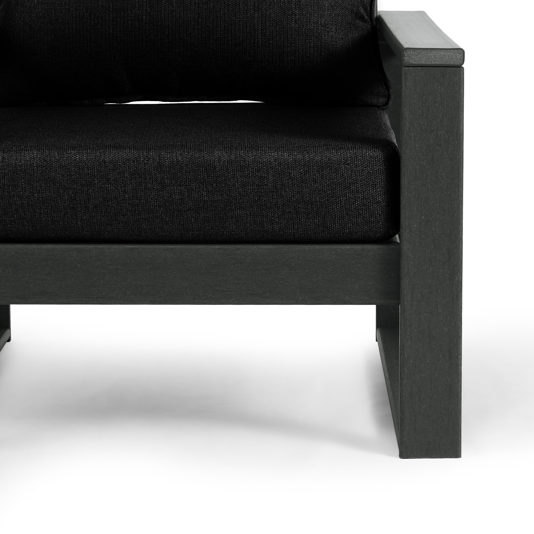 Signature All-Weather Outdoor Modular Patio Deep Seating Left Arm Chair (Left Arm Sectional Seat) Seahawk Designs Patio Chairs