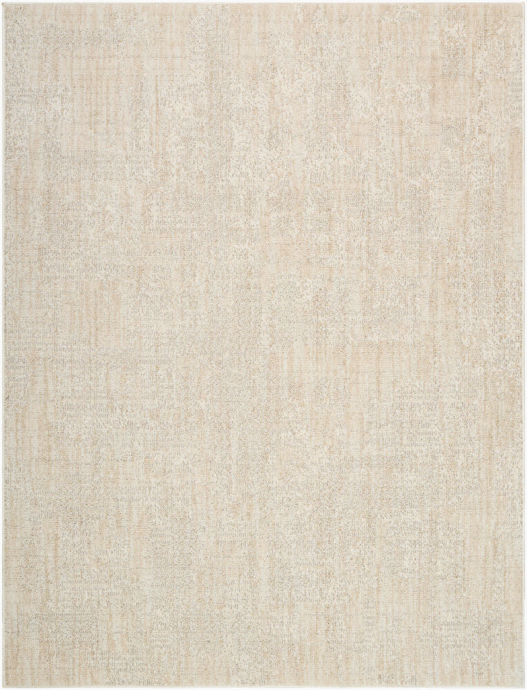 Ethnic Machine Woven Rug — Beige/Ivory