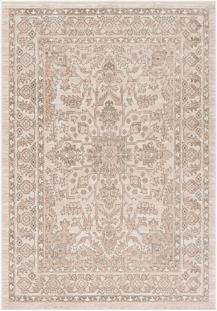 Rafetus Machine Woven Rug — Black/Tan