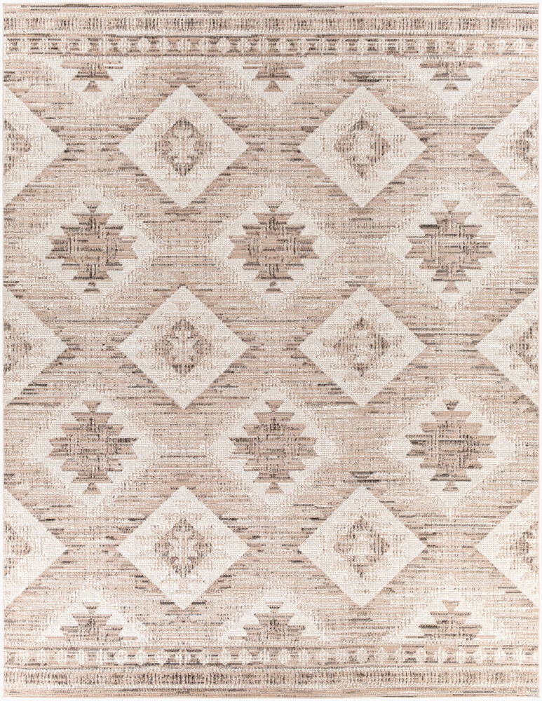 Rafetus Machine Woven Rug — Black/Tan