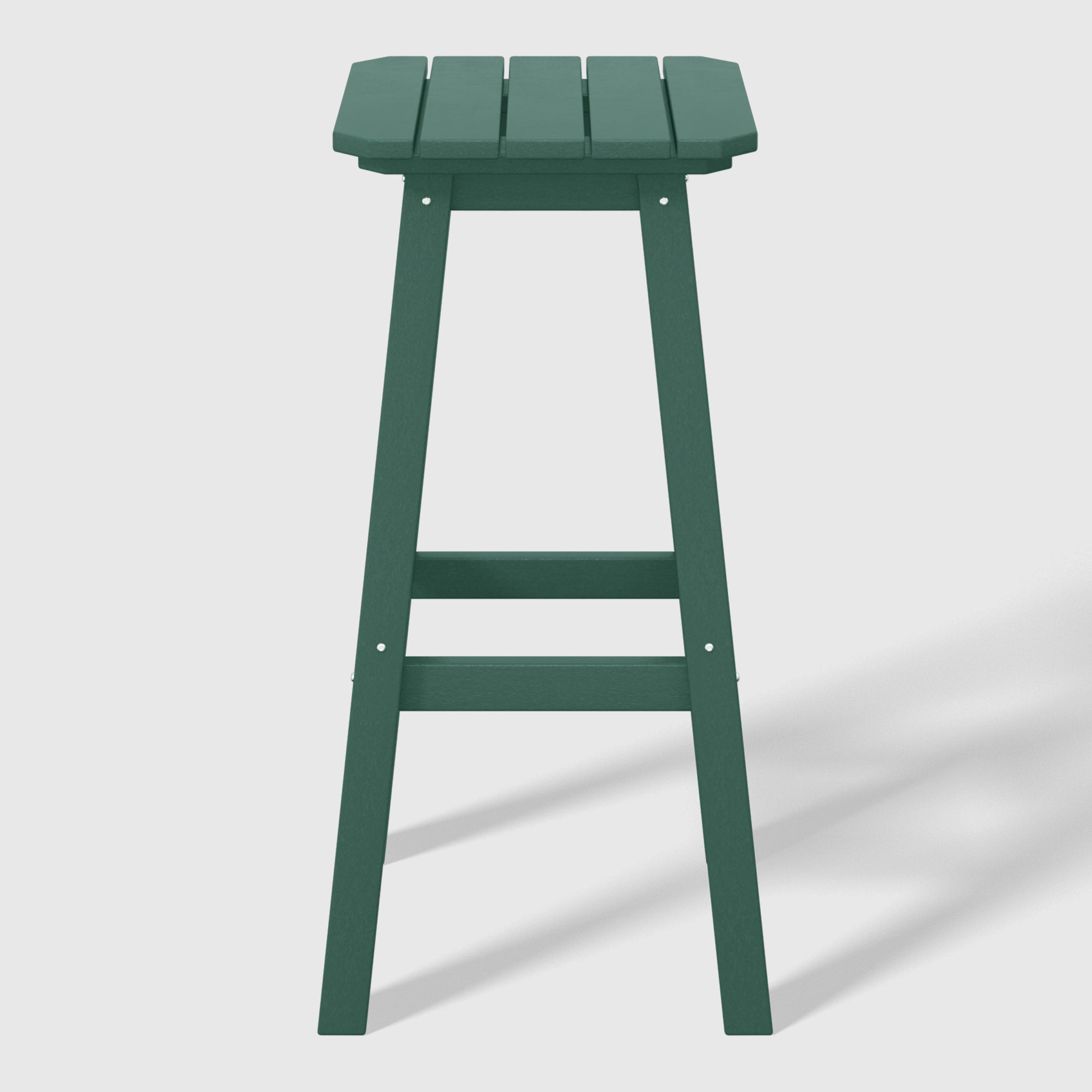 Stockholm All-Weather Outdoor Square Bar Stool (29" Height) Seahawk Designs Patio Bar & Counter Stools