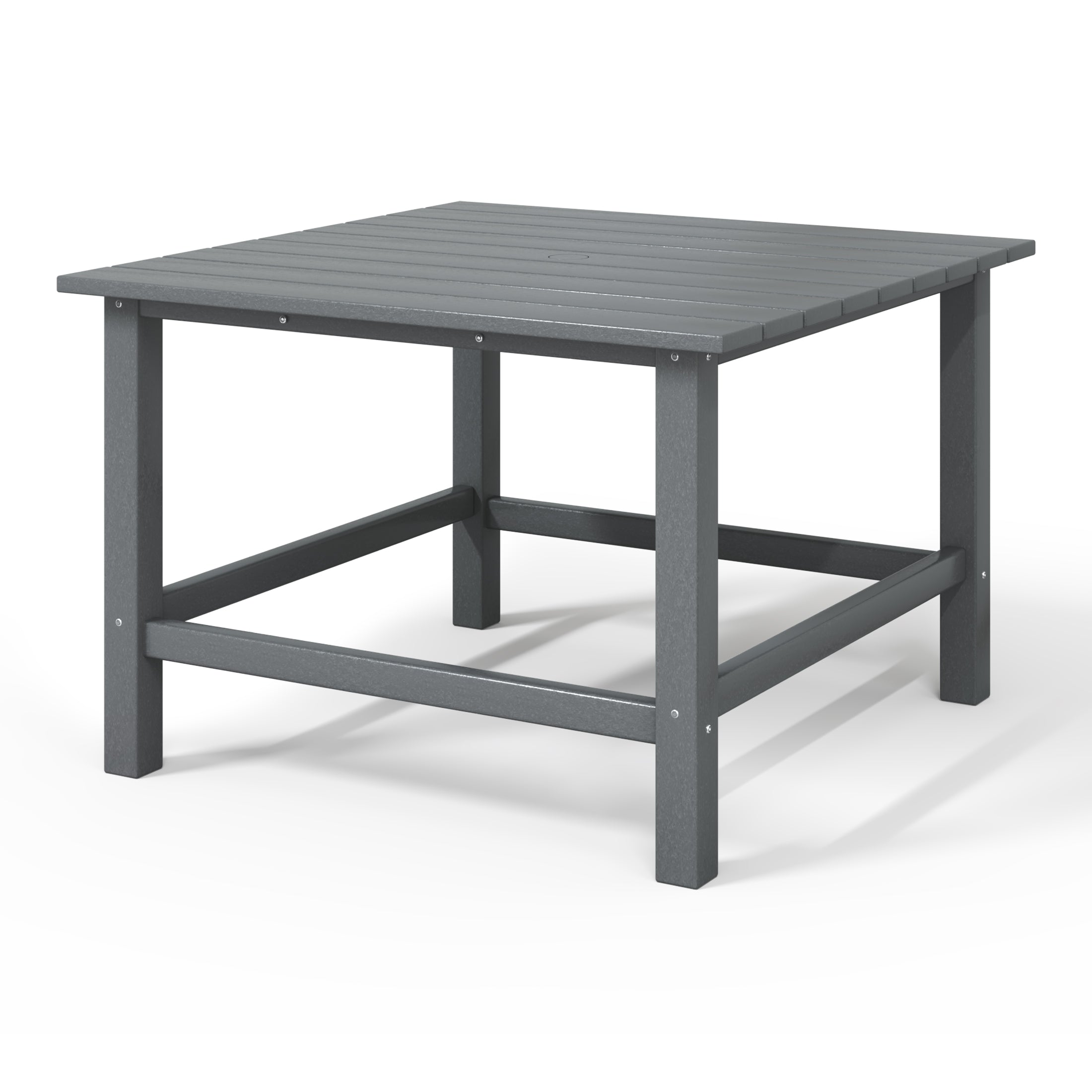 Tiny Terraces Kids' All-Weather Outdoor Square Dining Table (31" Top) Seahawk Designs Kids Patio Dining Tables