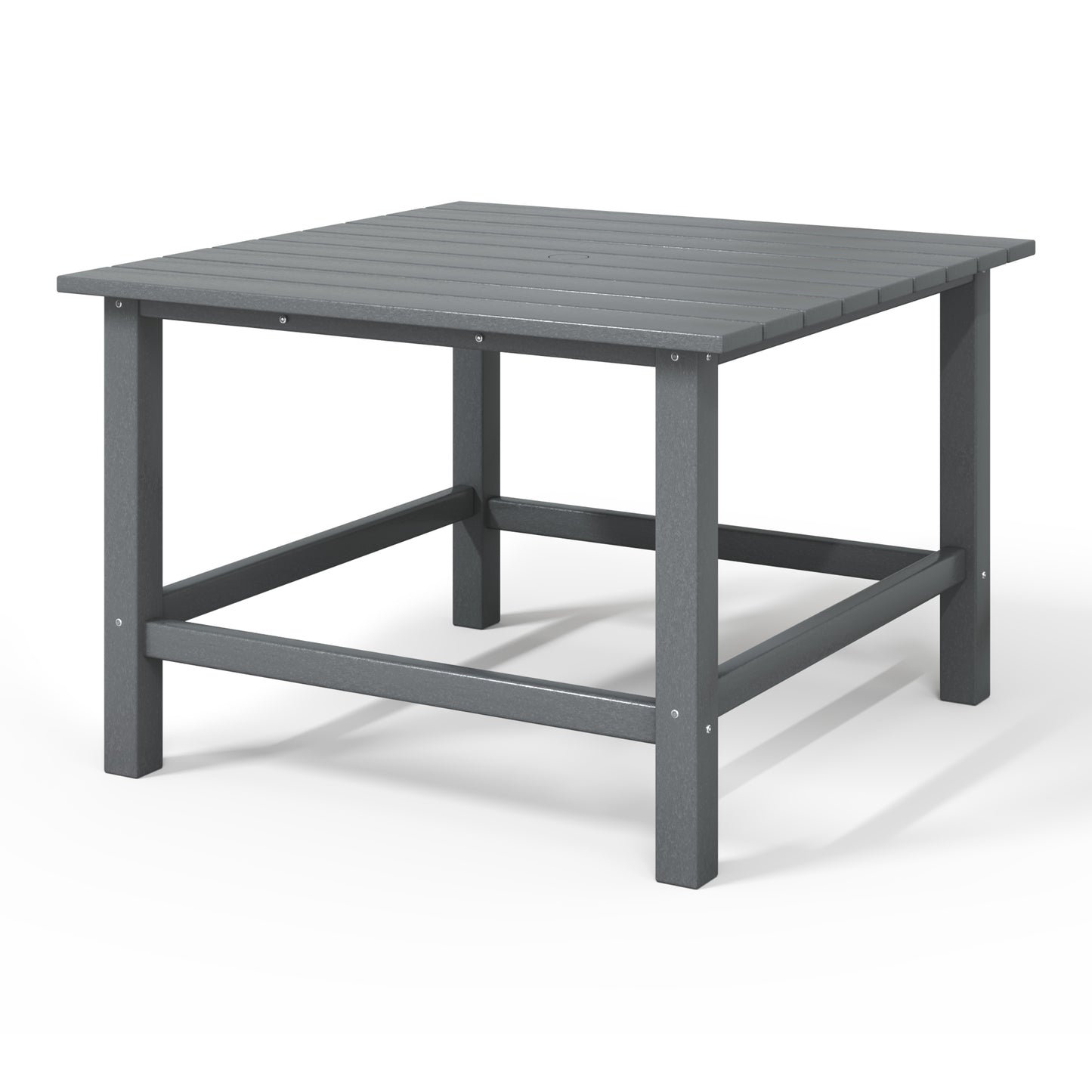 Tiny Terraces Kids' All-Weather Outdoor Square Dining Table (31" Top) Seahawk Designs Kids Patio Dining Tables