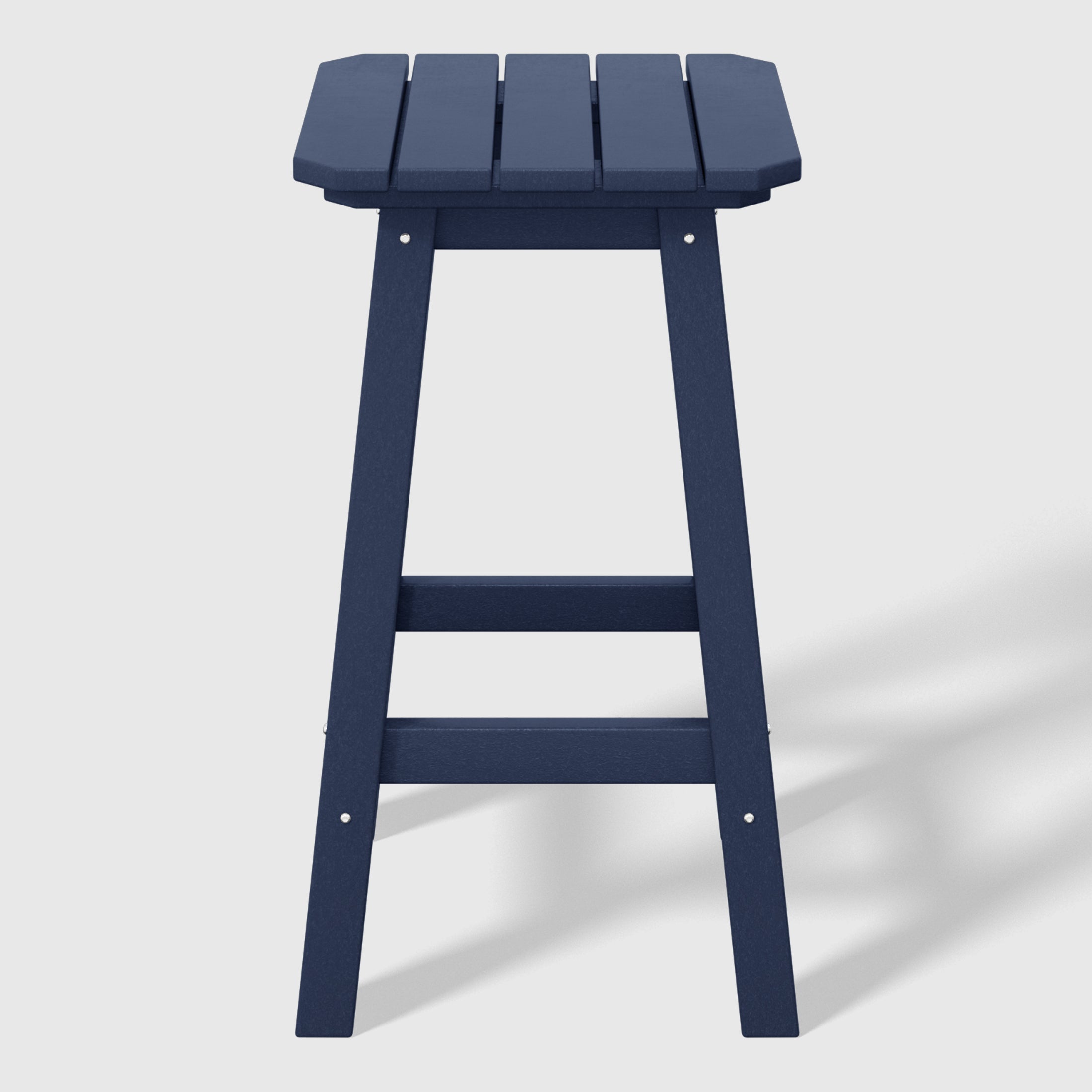 Stockholm All-Weather Outdoor Square Counter Stool (24" Seat Height) Seahawk Designs Patio Bar & Counter Stools