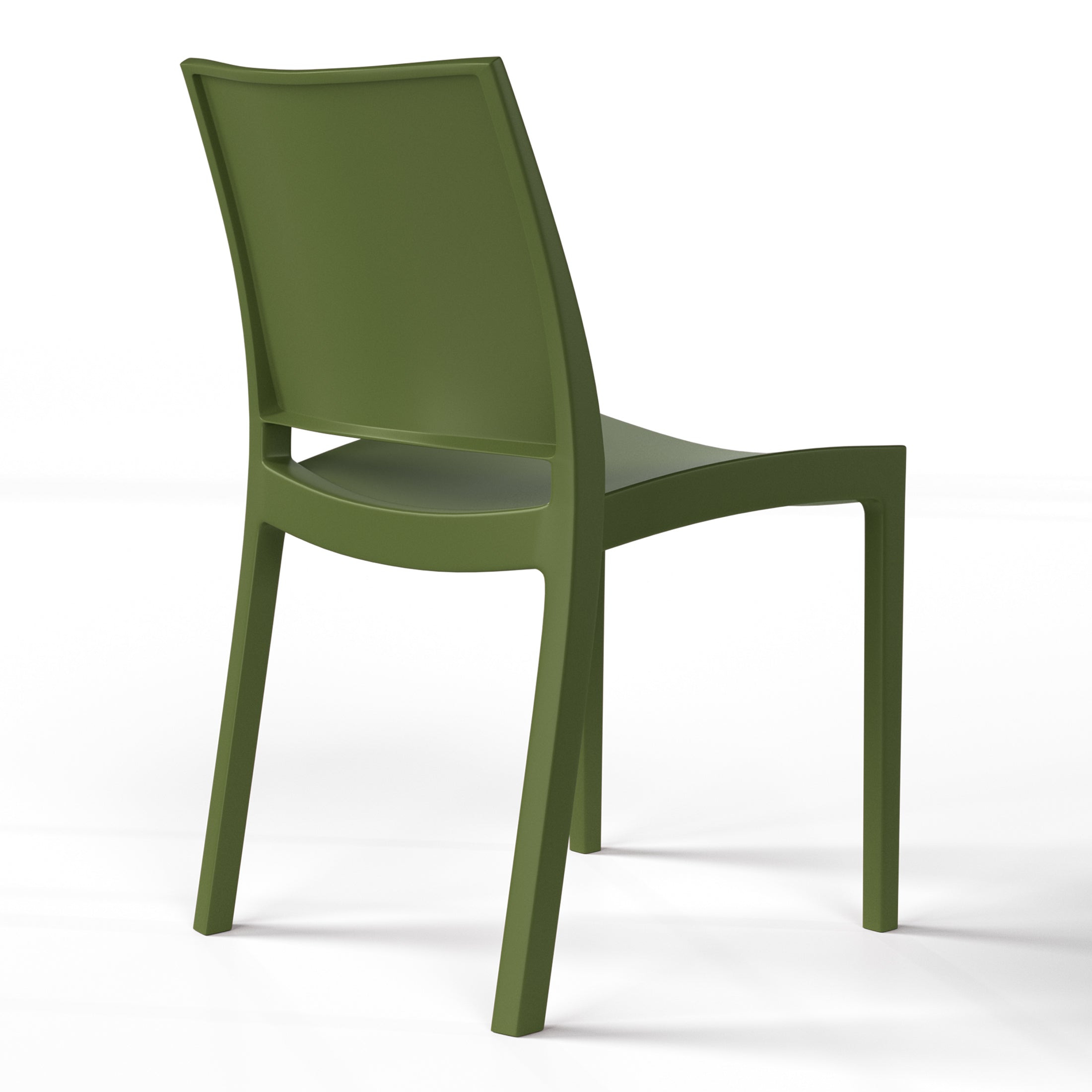 Polyform Stacking Dining Side Chair (Set of 2) Seahawk Designs Patio Dining Chairs