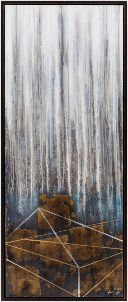 Eventide Framed Art — Dark Brown/Gray