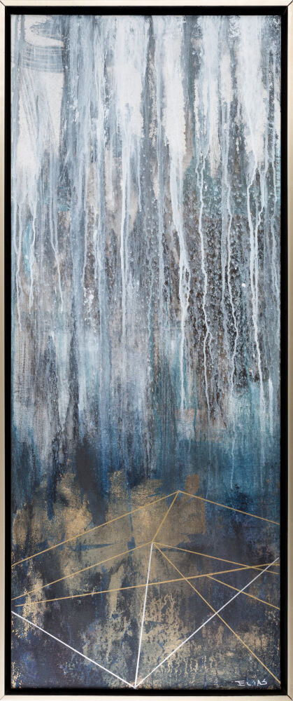 Eventide Framed Art — Dark Brown/Gray