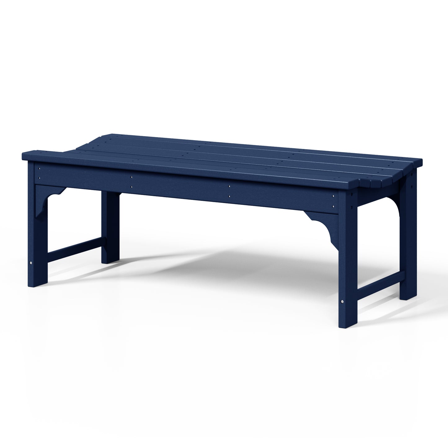 Concord All-Weather Outdoor Garden Backless Bench (46" Wide) Seahawk Designs Patio Benches