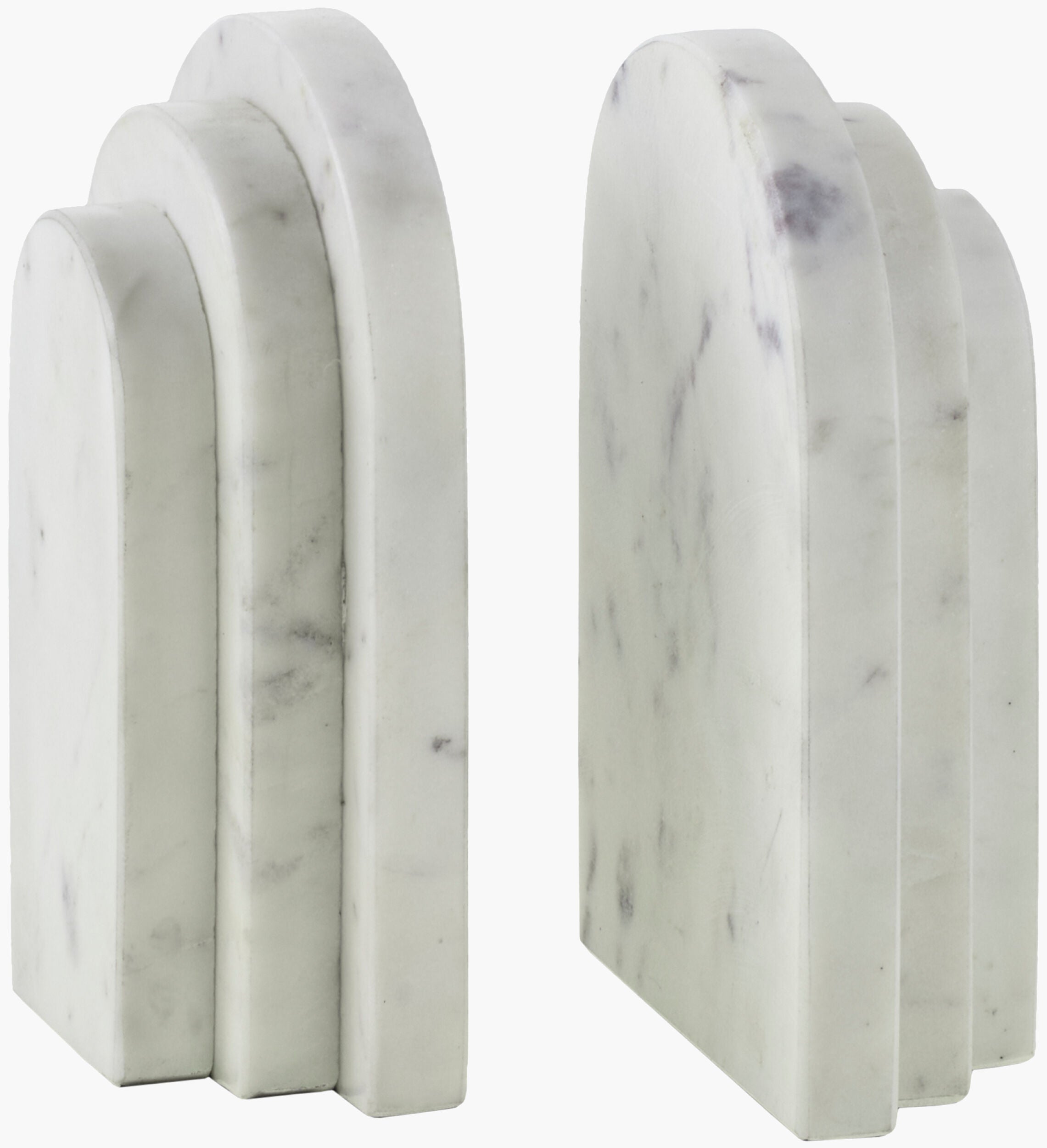 Aayena Bookend — White