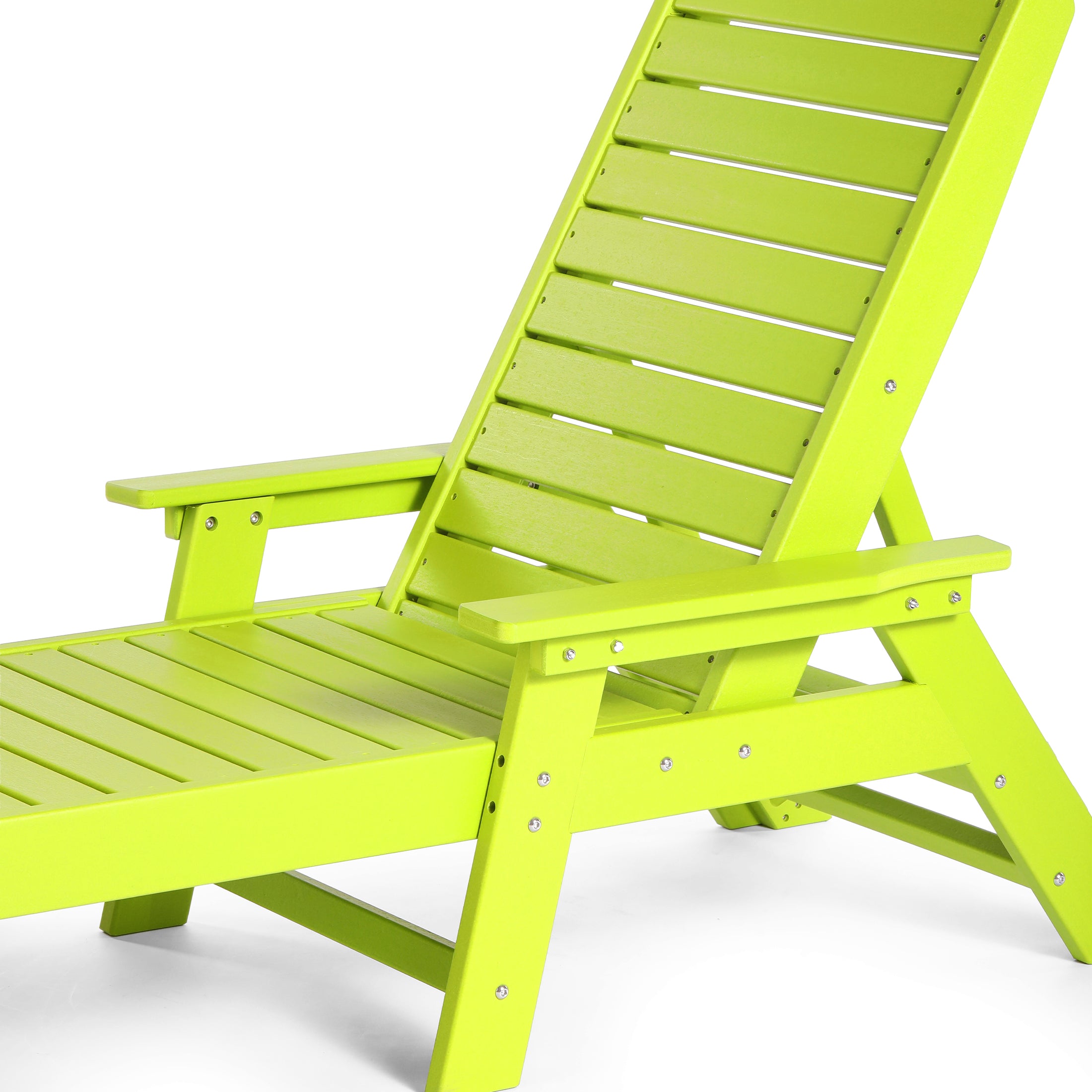 Santa Monica All-Weather Outdoor Reclining Sun Lounger with Arm Rests Seahawk Designs Patio Chaise Lounges