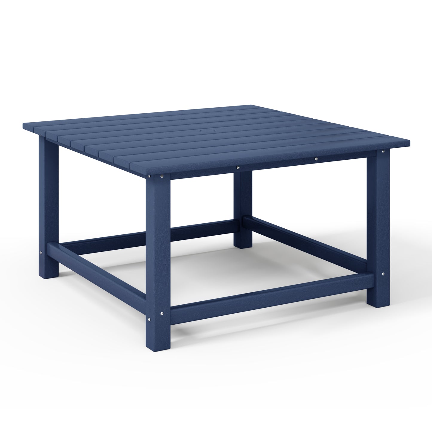 Tuscany All-Weather Outdoor Square Coffee Table (31" Top) Navy Blue Seahawk Designs Patio Coffee Tables
