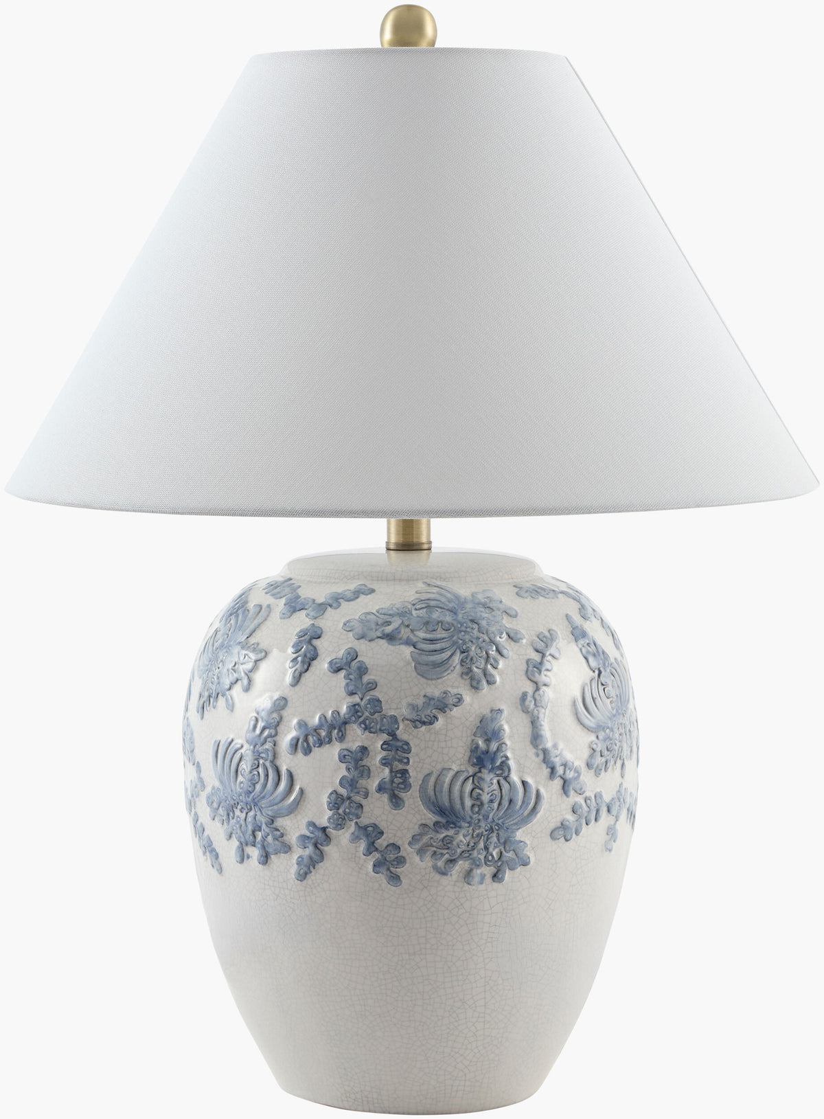Elysora Accent Table Lamp — Blue