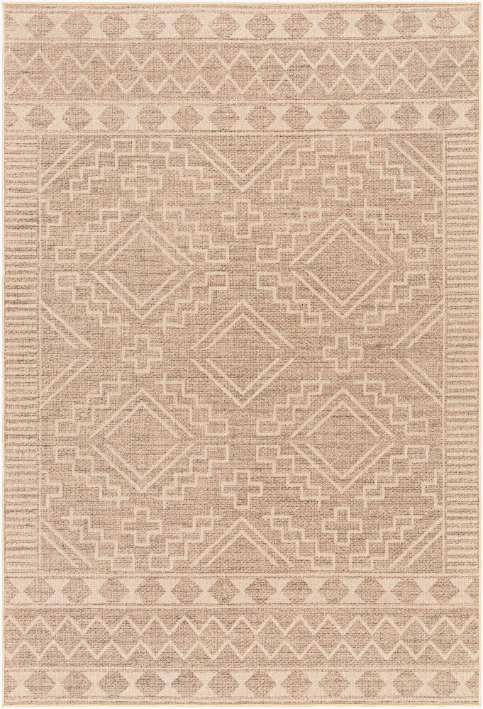 Ez Jute Machine Woven Rug — Beige/Black