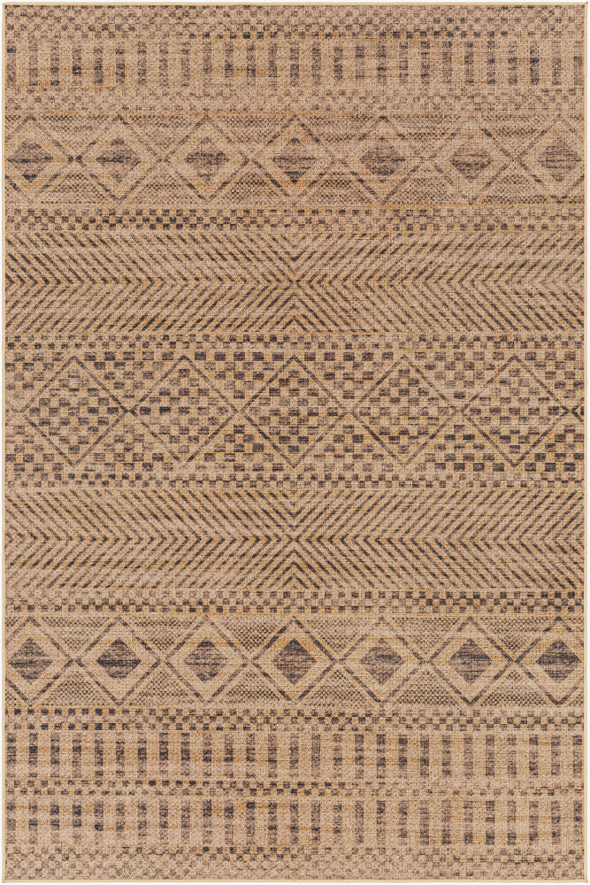 Ez Jute Machine Woven Rug — Beige/Black
