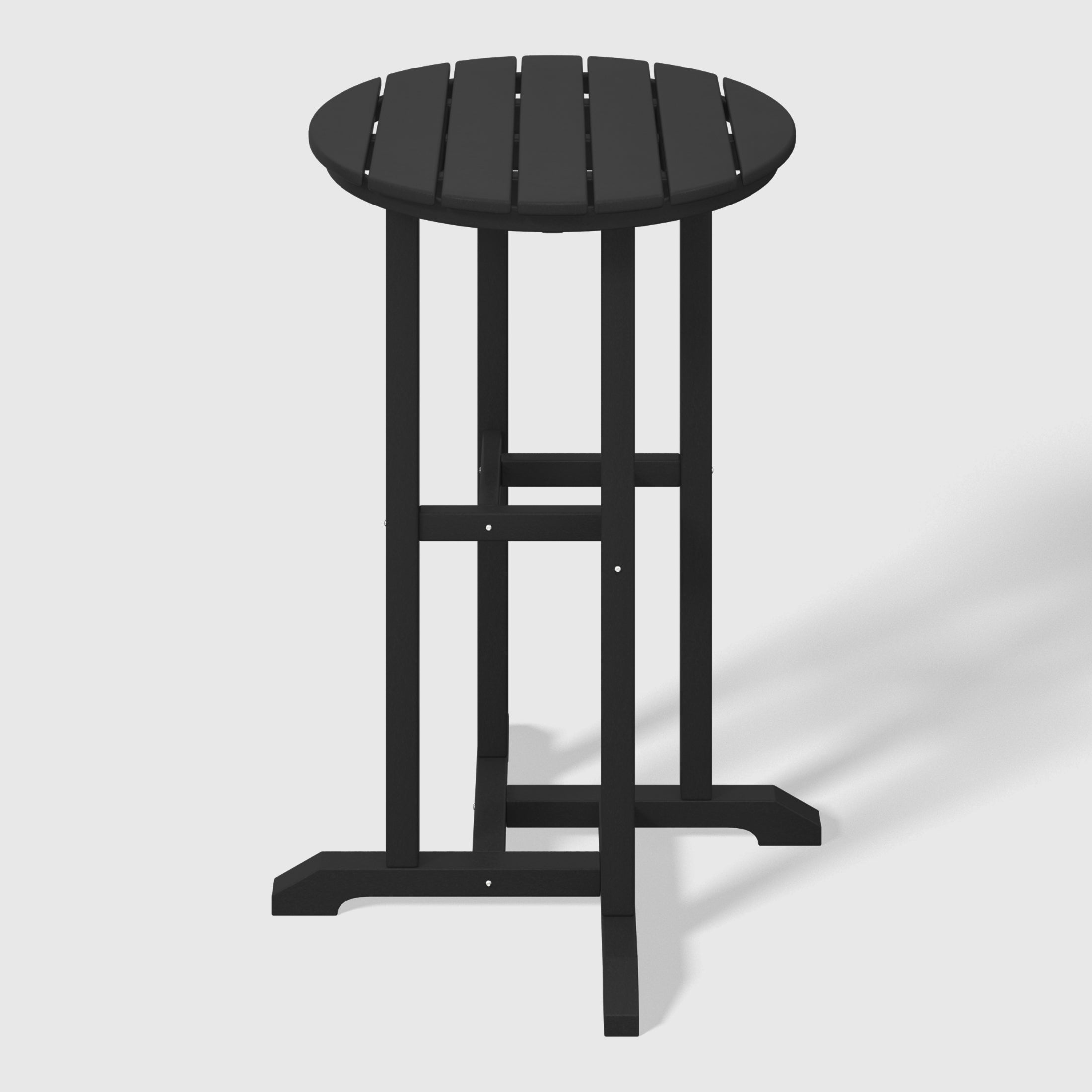 Stockholm All-Weather Outdoor Round Counter Bistro Table (37" Height) Seahawk Designs Patio Bar Tables
