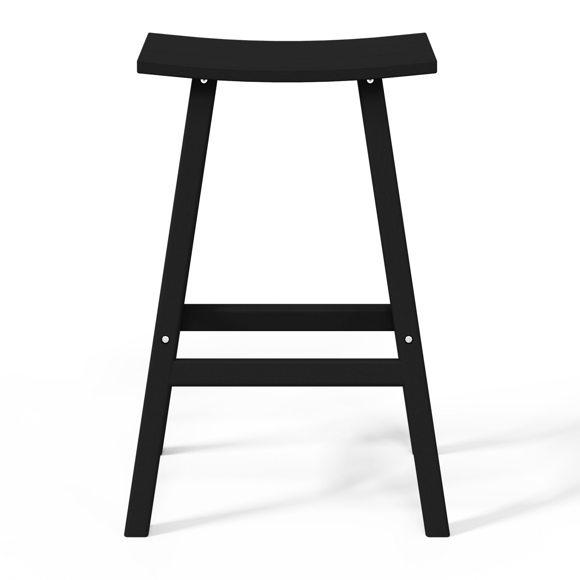 Stockholm All-Weather Outdoor Saddle Bar Stool (29" Height) Seahawk Designs Patio Bar & Counter Stools