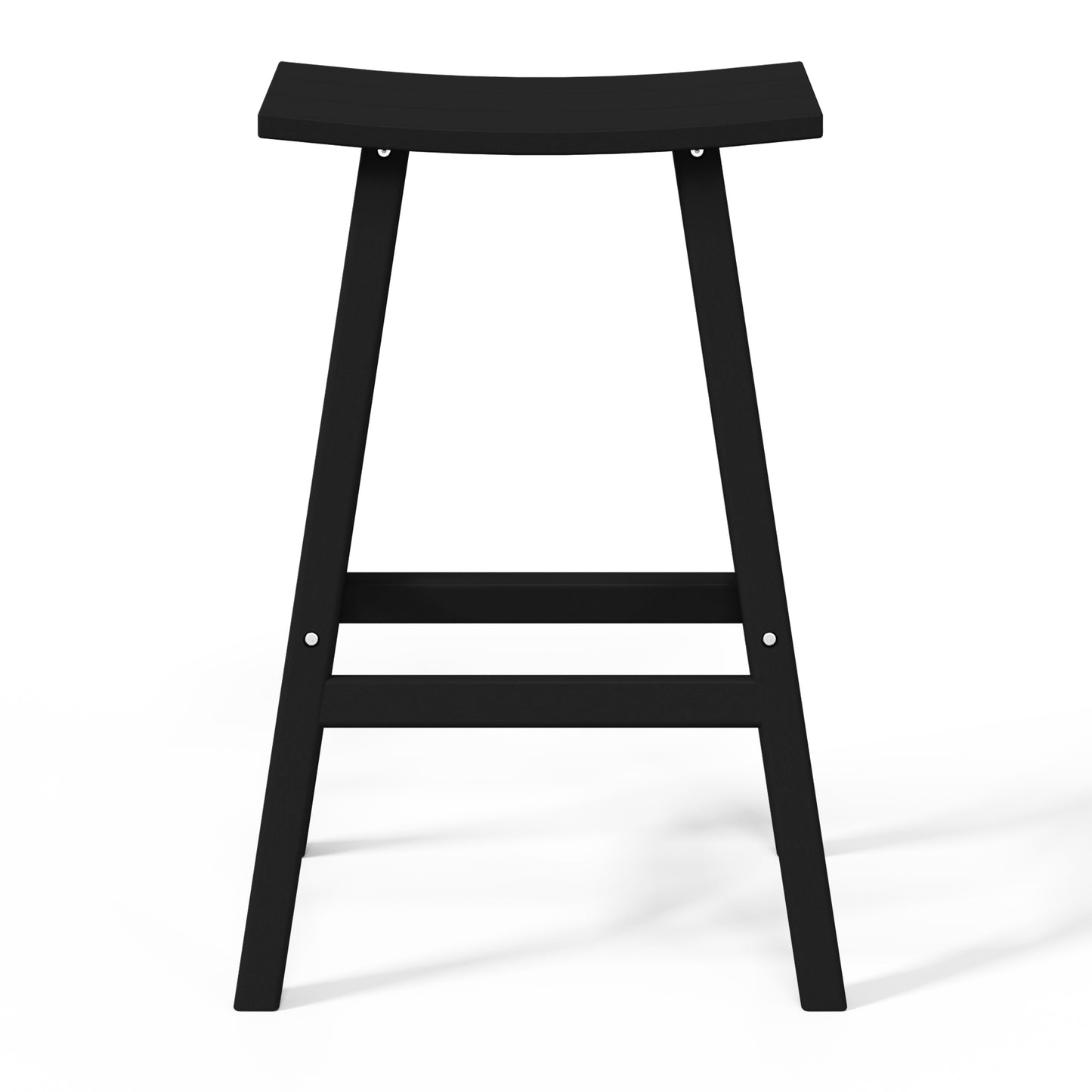 Stockholm All-Weather Outdoor Saddle Bar Stool (29" Height) Seahawk Designs Patio Bar & Counter Stools