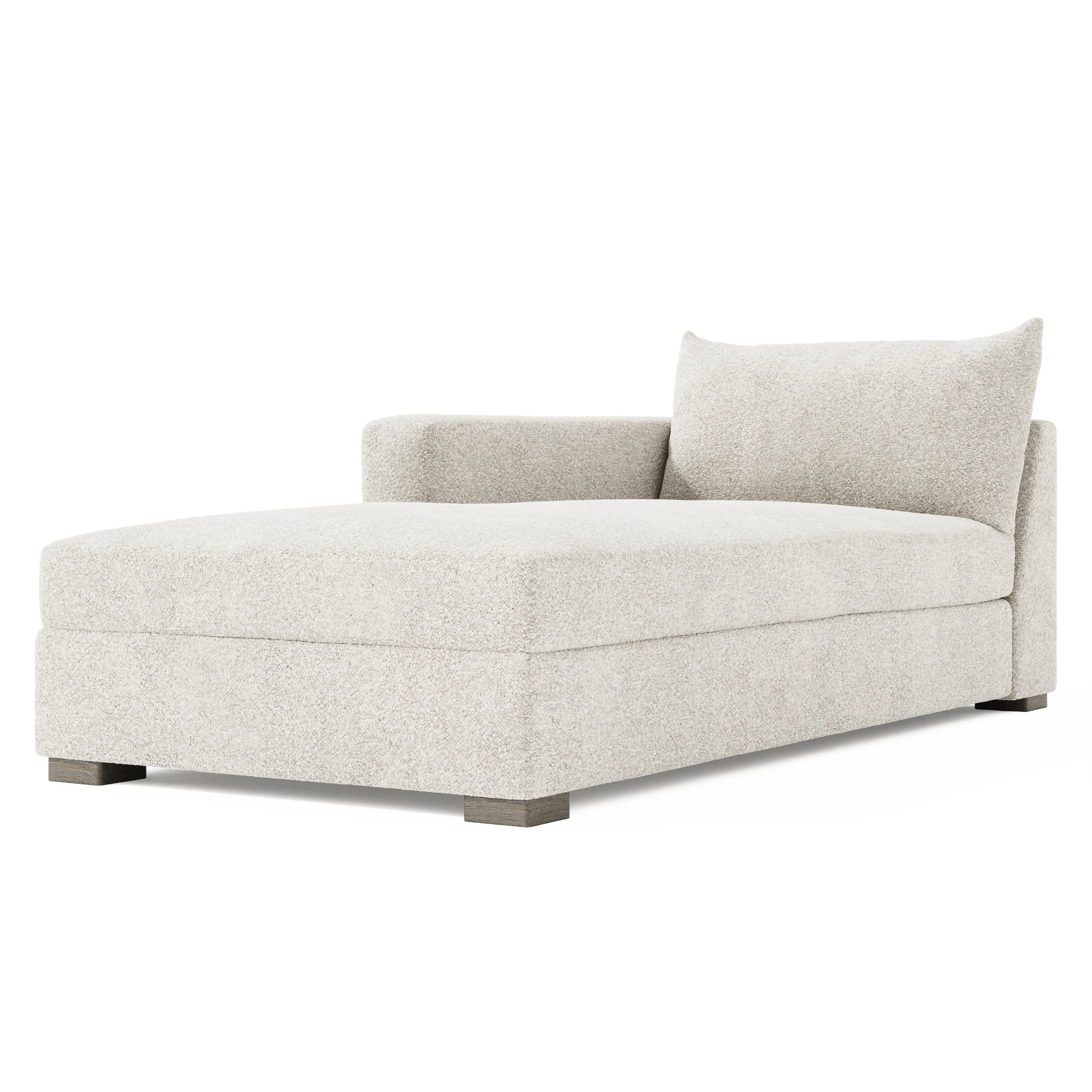 Helena Fabric Left Arm Chaise Bernhardt Interiors