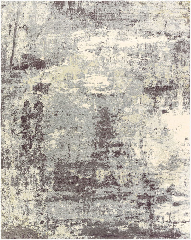 Felicity Machine Woven Rug — Black/Charcoal