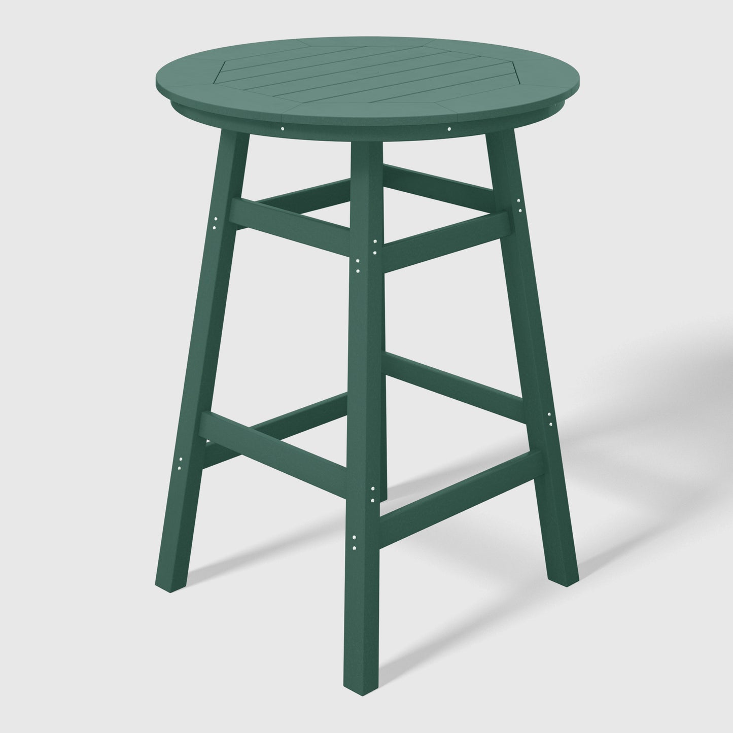 Stockholm All-Weather Outdoor 35" Round Bar Table (42" Height) Dark Green Seahawk Designs Patio Bar Tables
