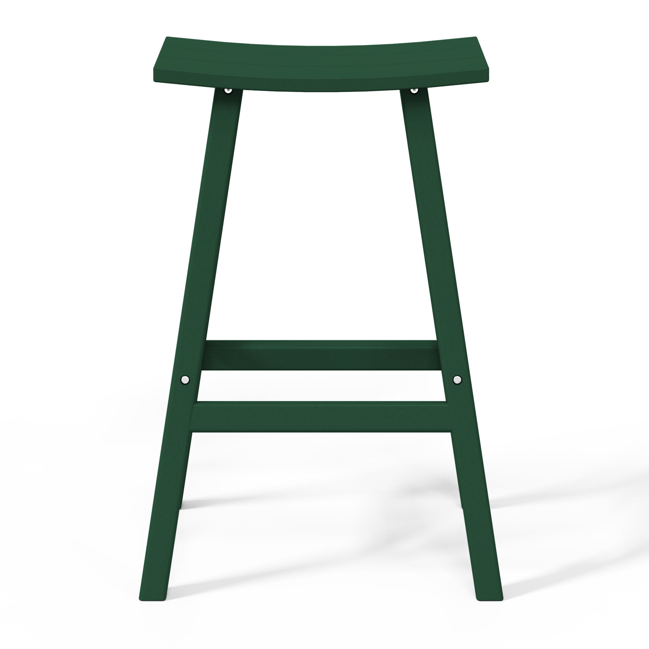 Stockholm All-Weather Outdoor Saddle Bar Stool (29" Height) Seahawk Designs Patio Bar & Counter Stools