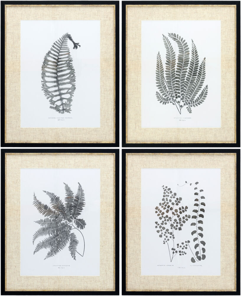 Ferne Framed Art — Brown/Charcoal