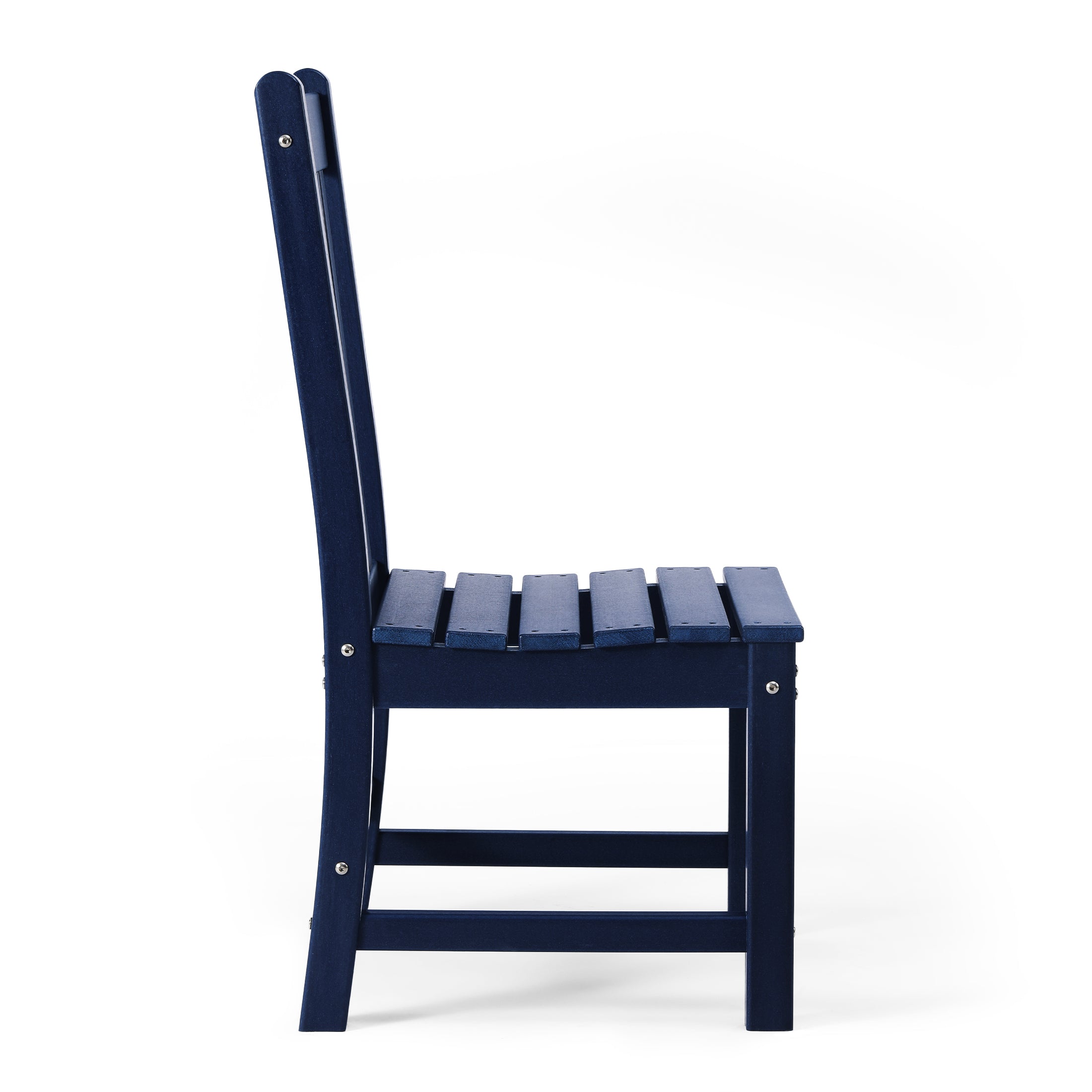 Tuscany All-Weather Outdoor Patio Dining Chair Navy Blue Seahawk Designs Patio Dining Chairs