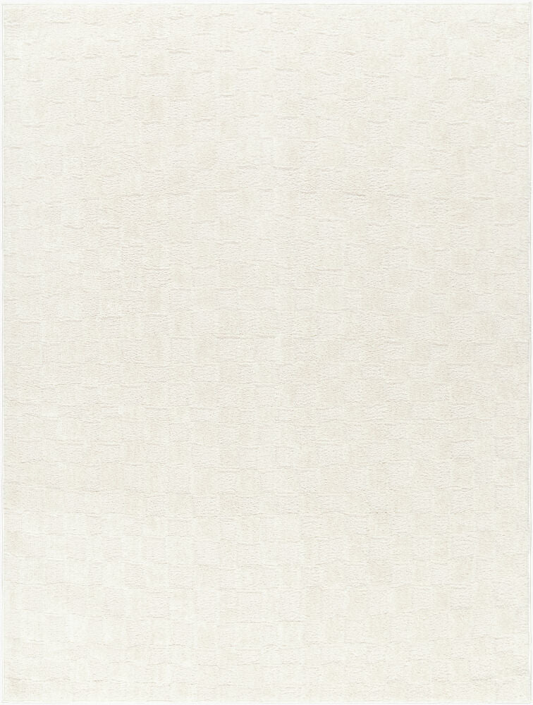 Freud Machine Woven Rug — Ivory/Off-White