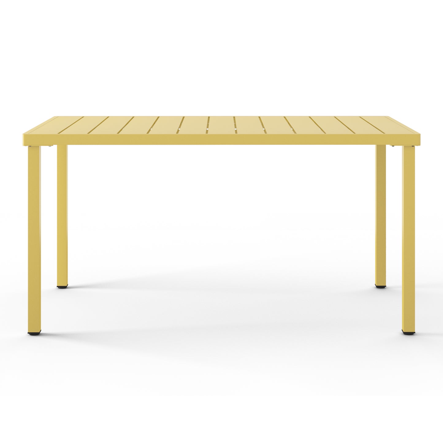 Polyform 59" x 35.4" Steel Rectangular Dining Table Seahawk Designs Patio Dining Tables