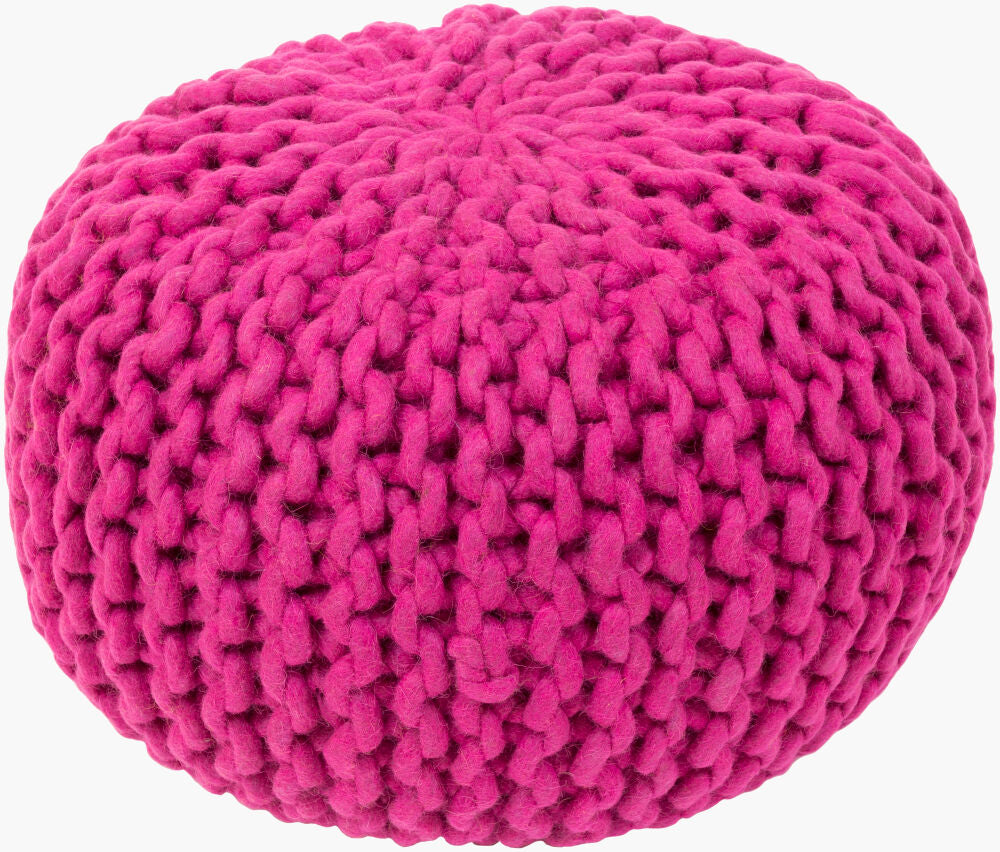 Fargo Pouf — Fuchsia