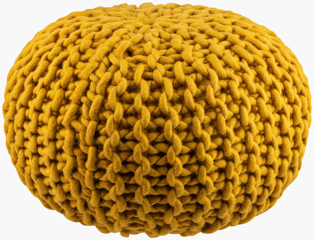 Fargo Pouf — Mustard