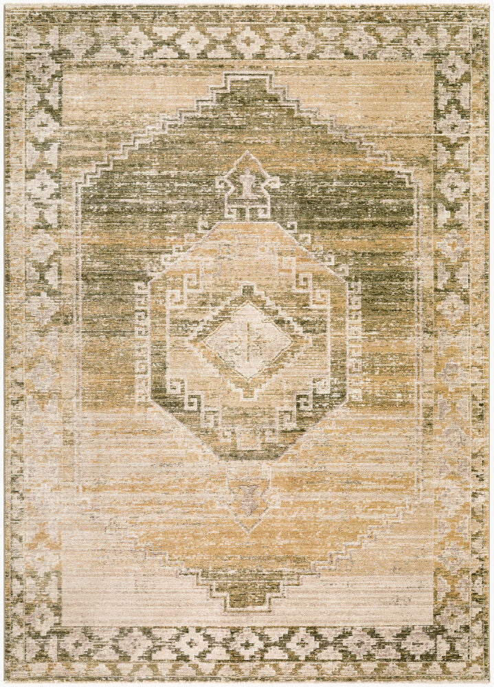 Fifth Avenue Machine Woven Rug — Light Gray/Off-White