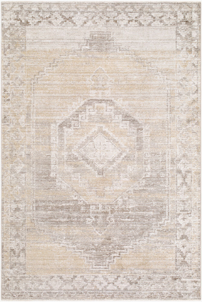 Fifth Avenue Machine Woven Rug — Dark Brown/Light Gray