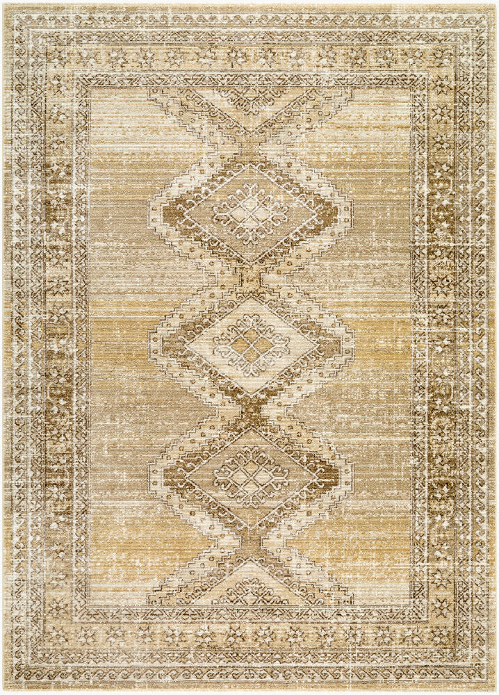 Fifth Avenue Machine Woven Rug — Dark Brown/Light Gray