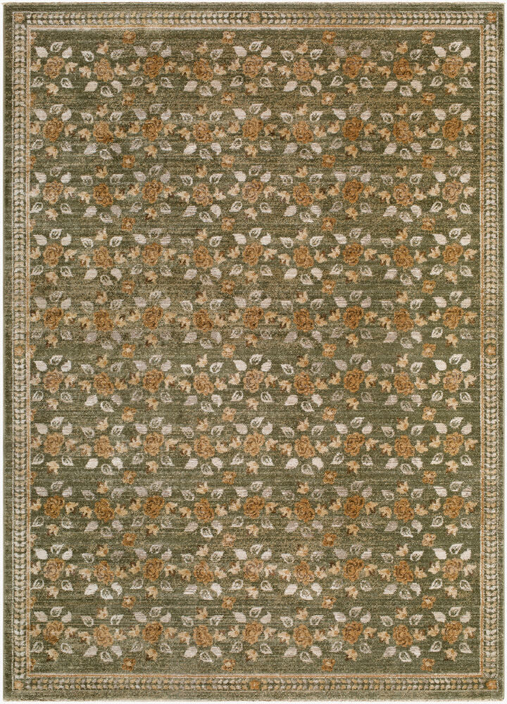 Fifth Avenue Machine Woven Rug — Dark Brown/Ivory