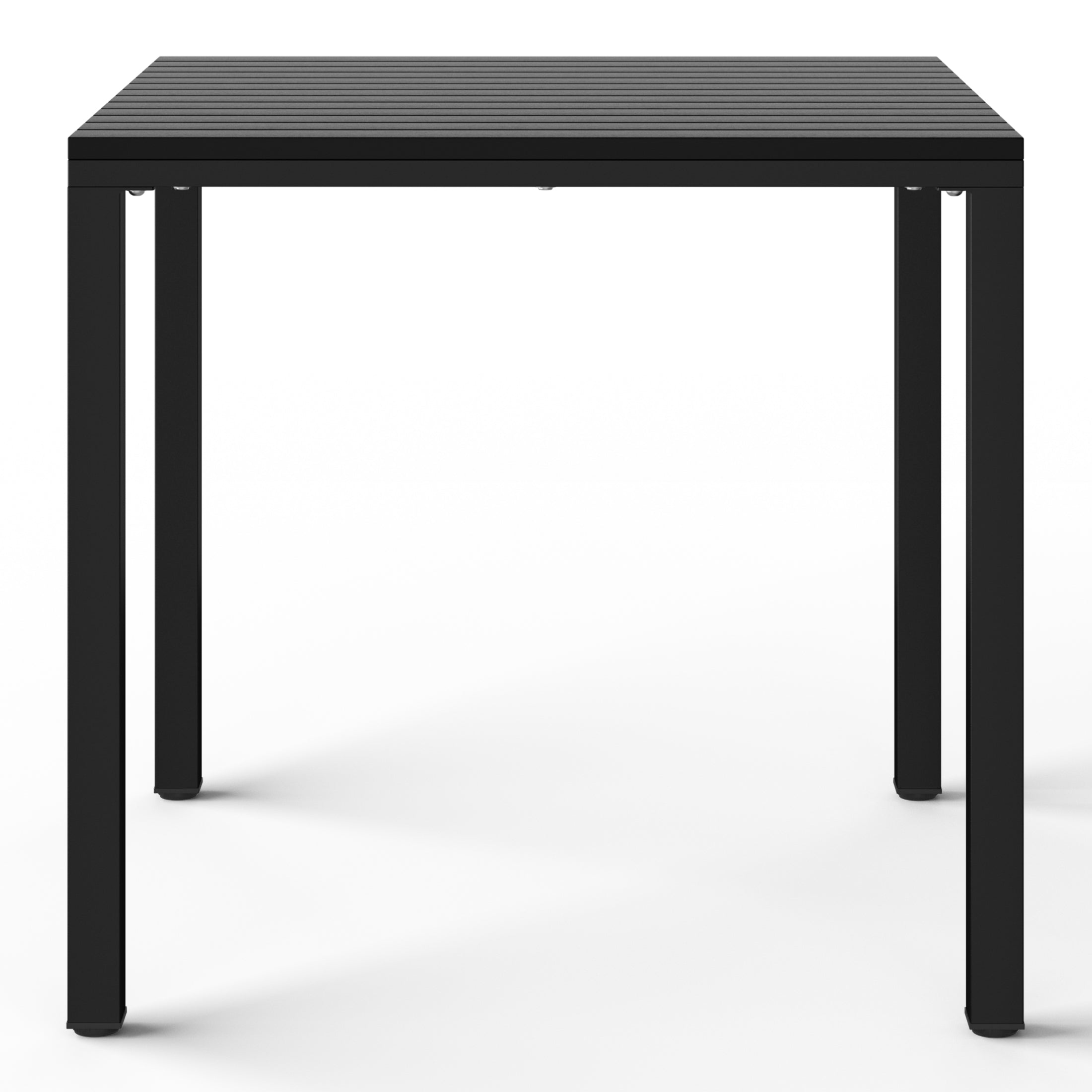 Polyform 31.5" Square Dining Table with Metal Frame Seahawk Designs Patio Dining Tables