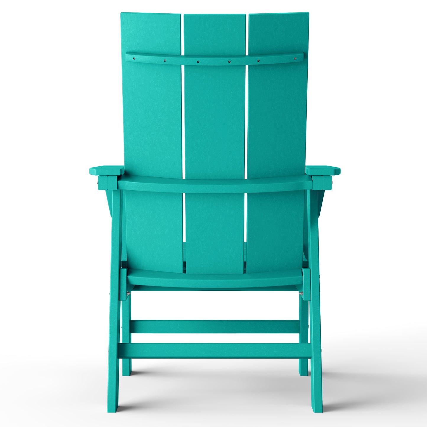Malibu Modern All-Weather Outdoor Contoured Adirondack Dining Chair Seahawk Designs Patio Dining Chairs