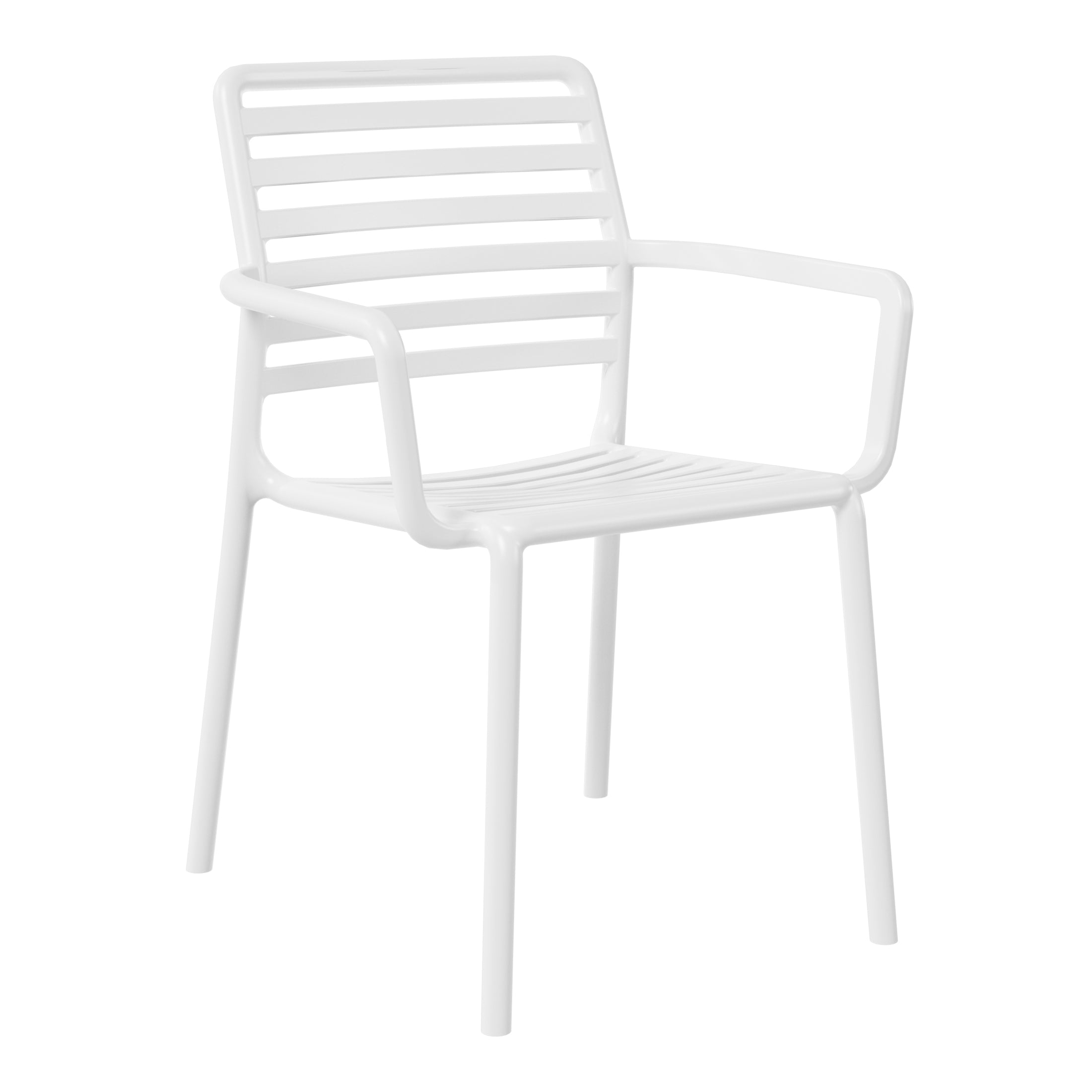 Polyform Stacking Dining Arm Chair (Set of 4) Seahawk Designs Patio Dining Chairs