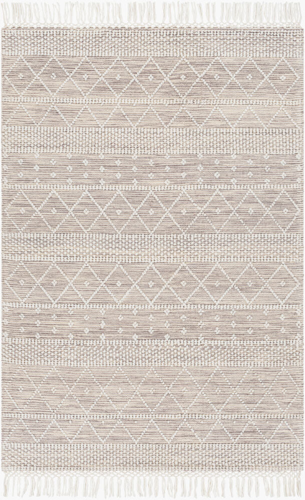 Fleur Handmade Rug — Dark Brown/Ivory