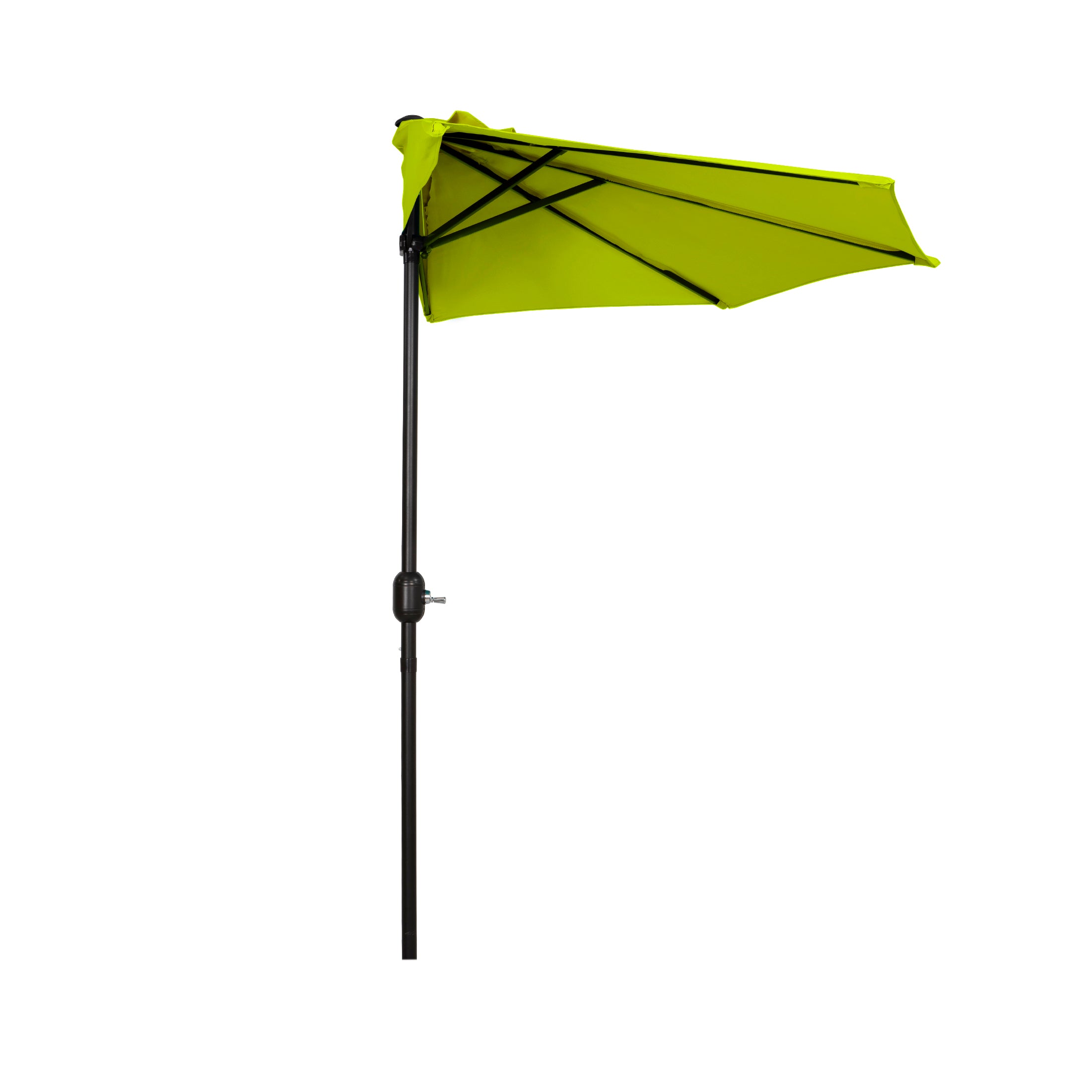 Kona 9ft Half Market Umbrella Lime Seahawk Designs Patio Umbrellas