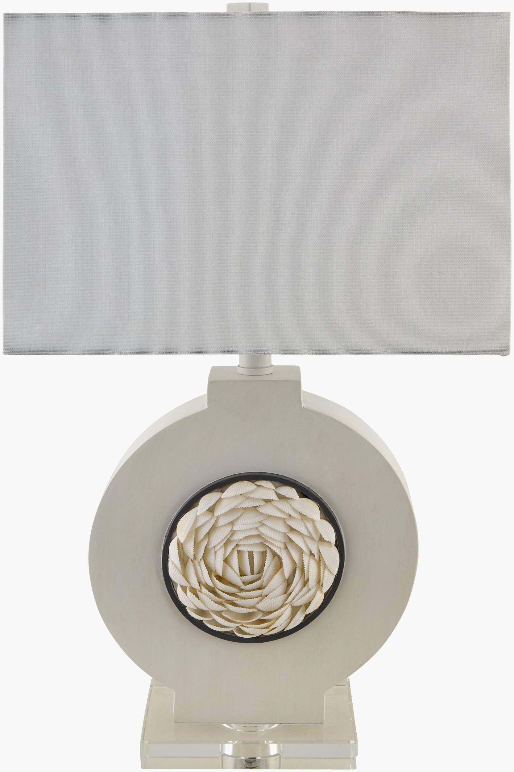 Floralis Accent Table Lamp — White