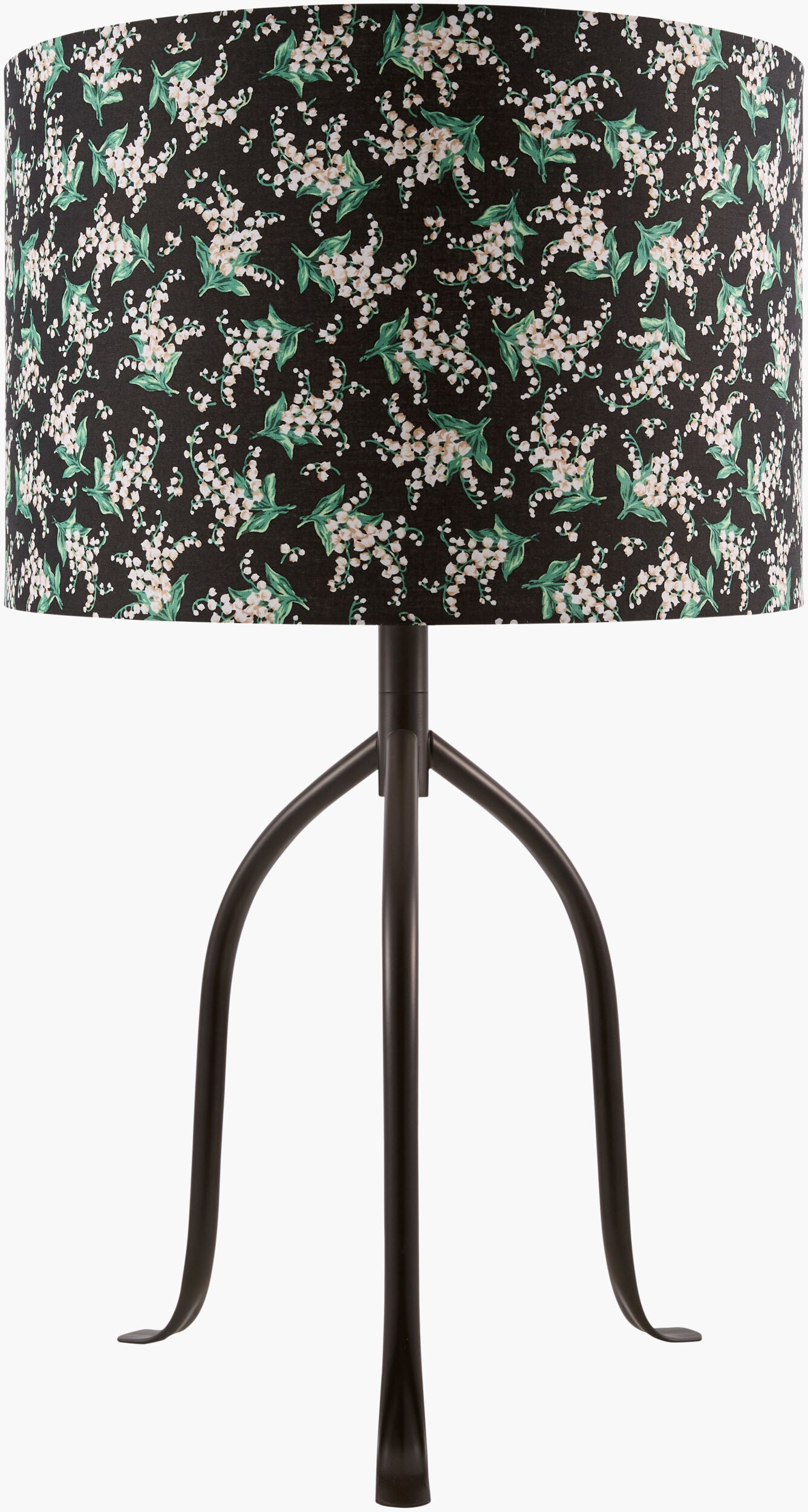 Floriva Accent Table Lamp — Black