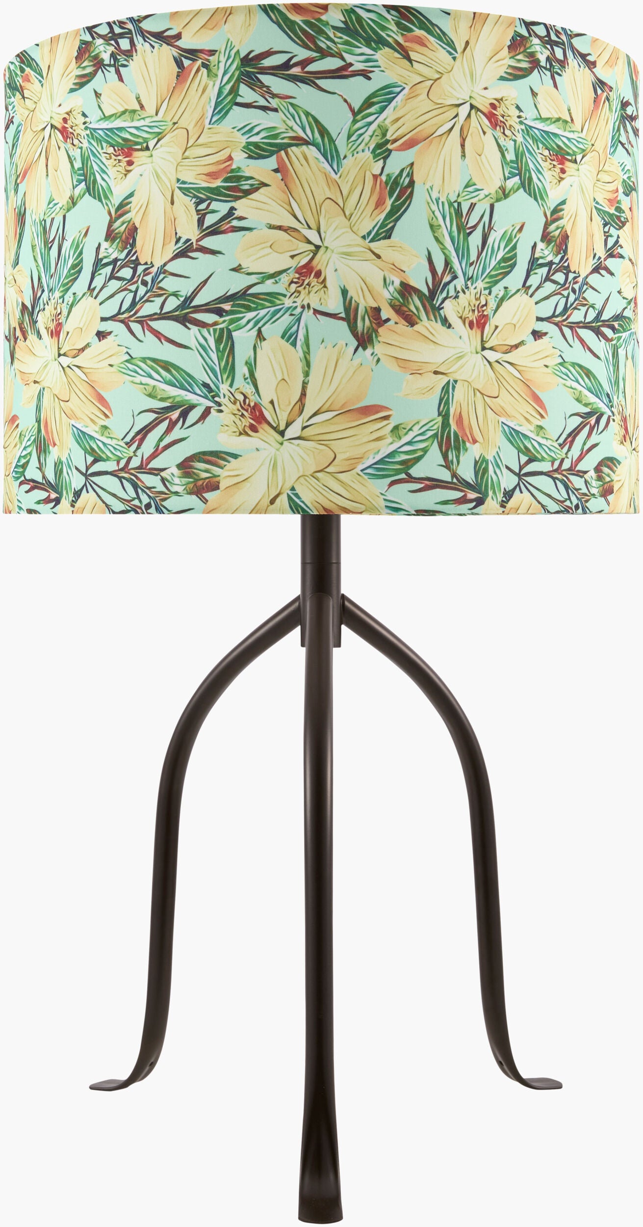 Floriva Accent Table Lamp — Black