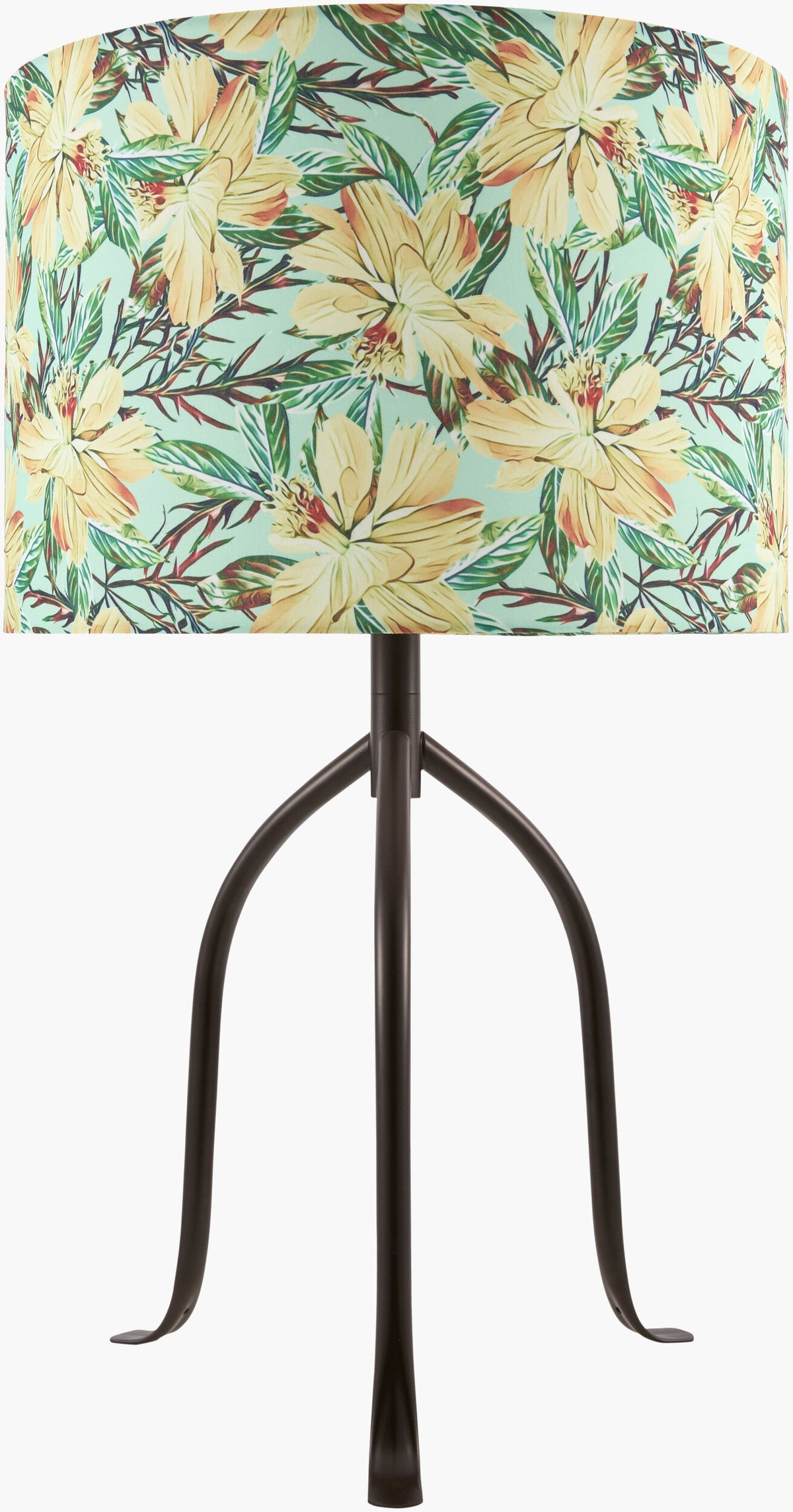 Floriva Accent Table Lamp — Black