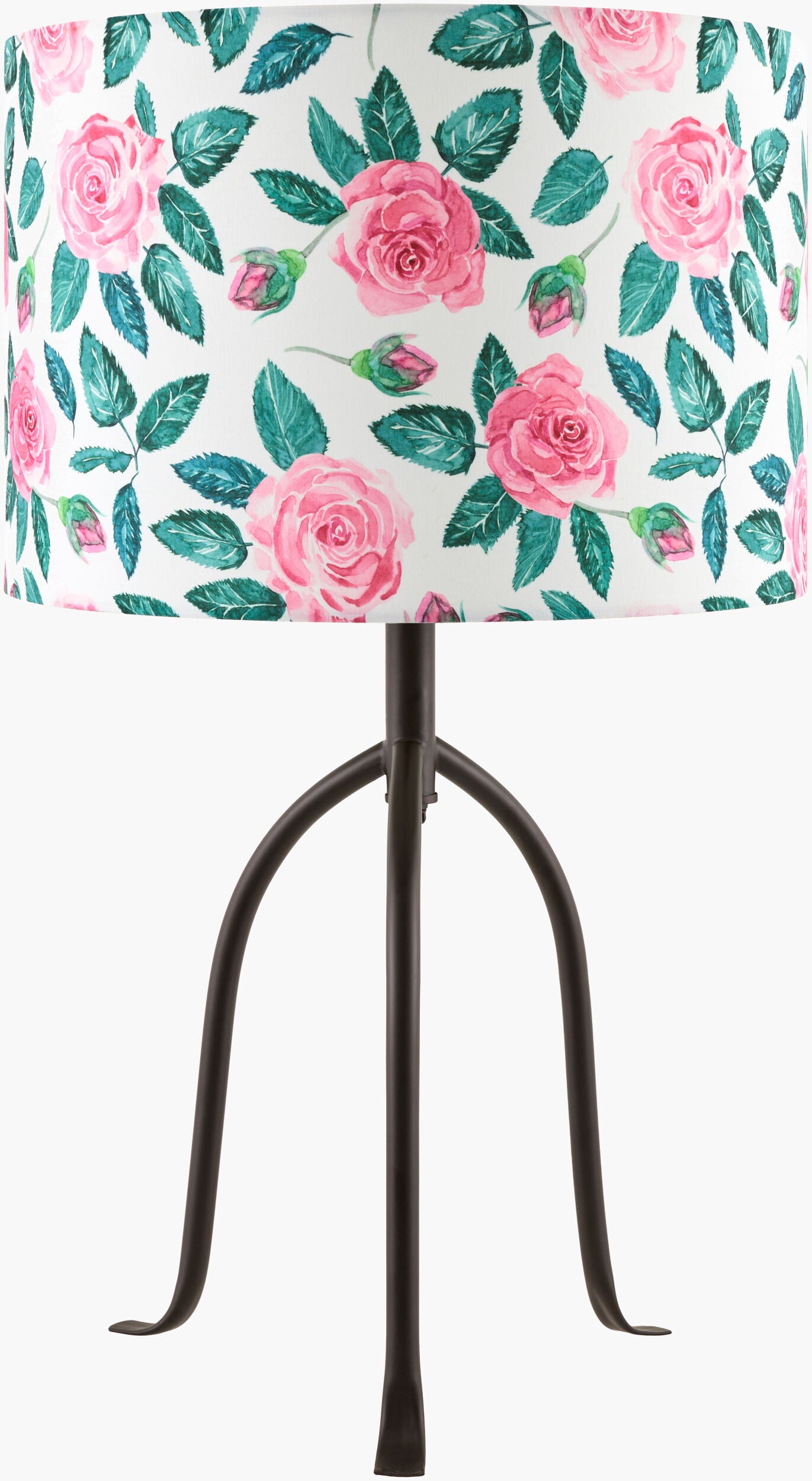 Floriva Accent Table Lamp — Black