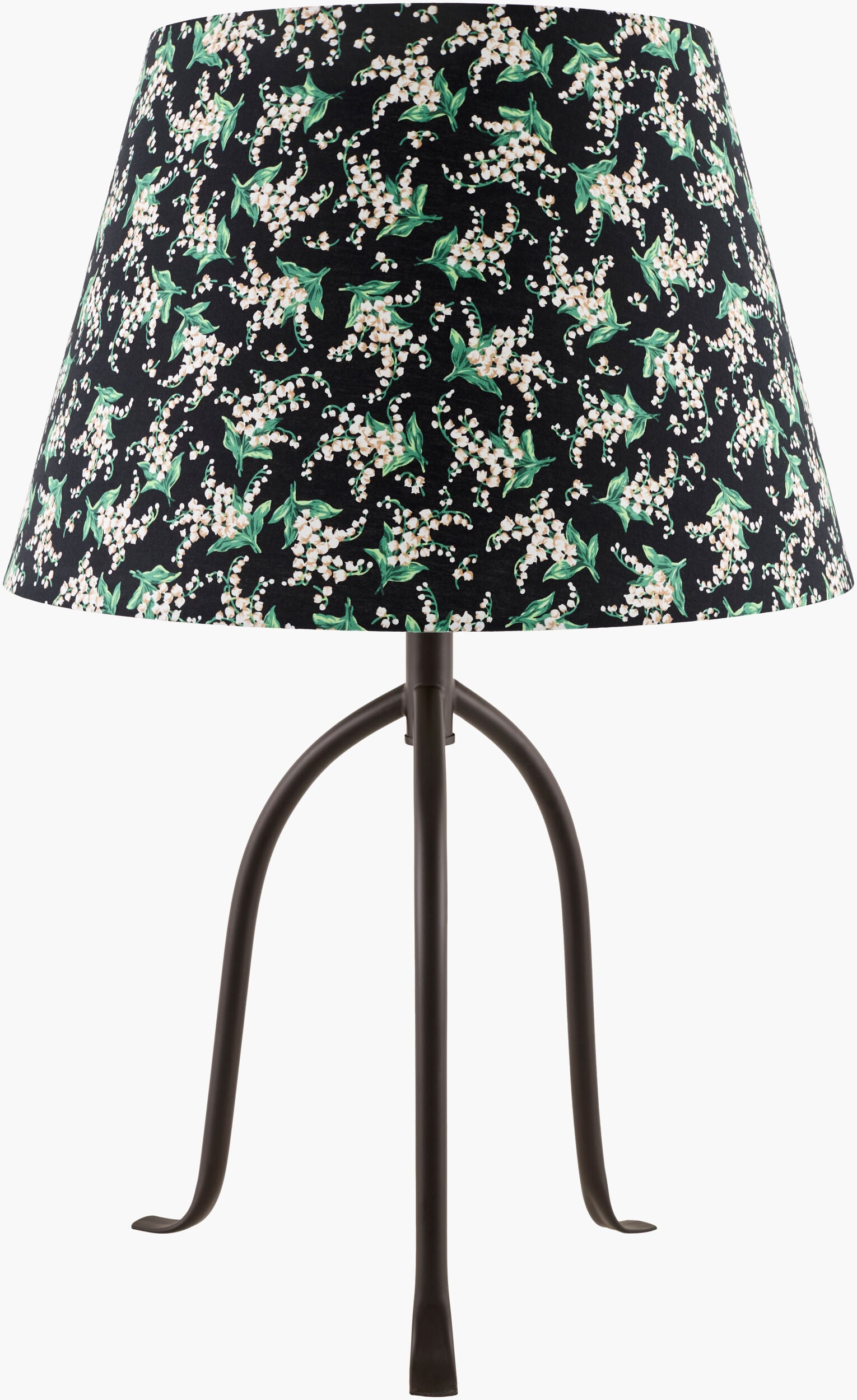 Floriva Accent Table Lamp — Black