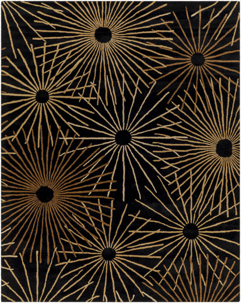 Forum Handmade Rug — Black/Dark Brown