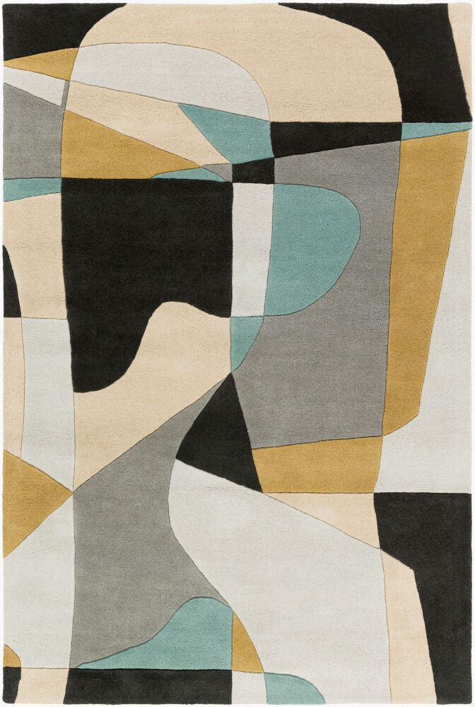 Forum Handmade Rug — Beige/Black